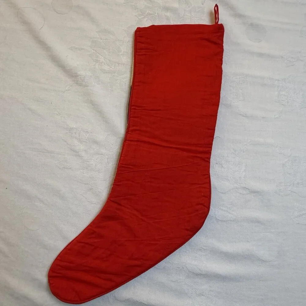Vintage Needlework‎ Christmas Stockings Noel Snowman Deer Holiday